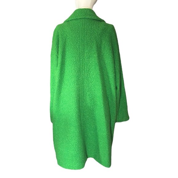 NWT BCBGeneration Kelly Green Boucle Walker Coat with Pockets Women's XXL - Picture 5 of 15
